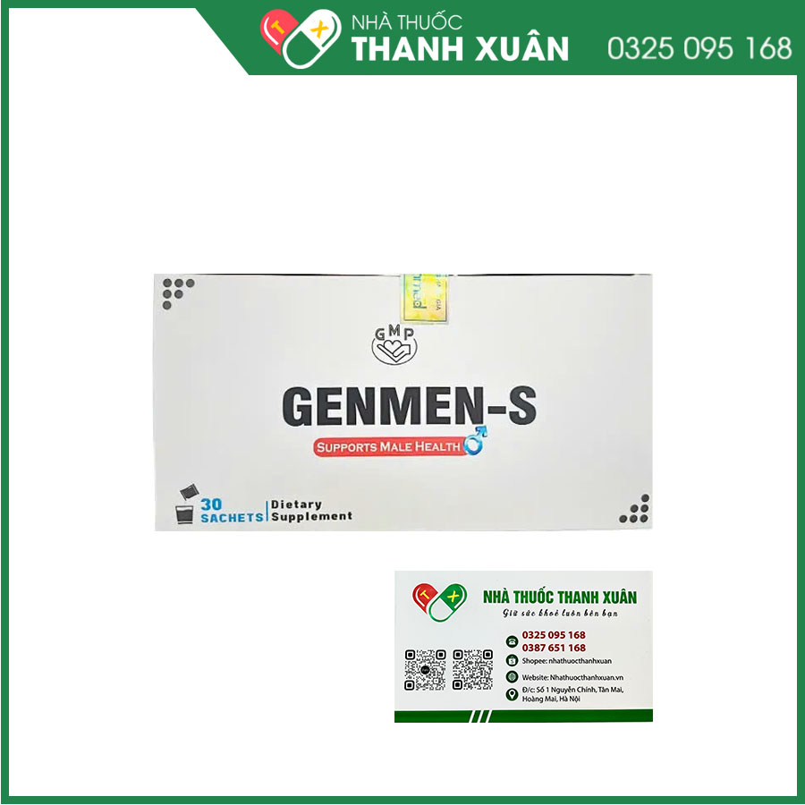 Genmen-S giúp hỗ trợ sinh sản ở nam giới